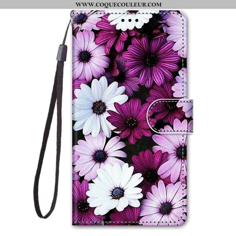 Housse Xiaomi 13 Pro Florale avec Lanière