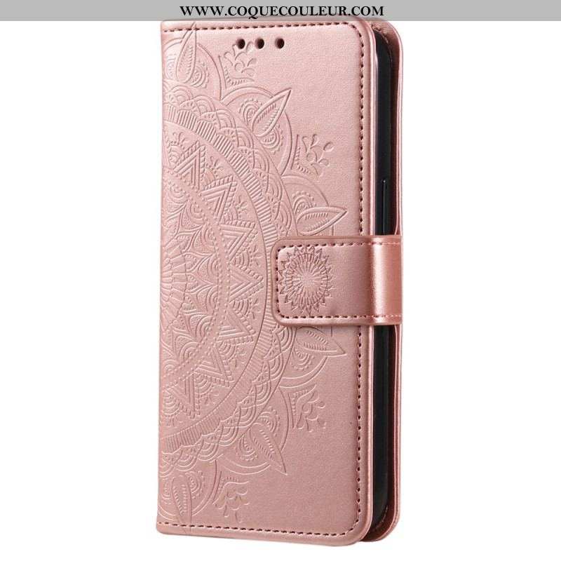 Housse Xiaomi 13 Pro Mandala Soleil avec Lanière