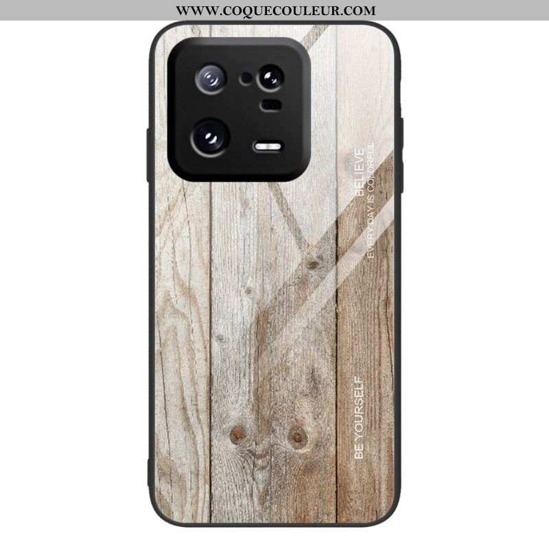 Coque Xiaomi 13 Pro Verre Trempé Design Bois