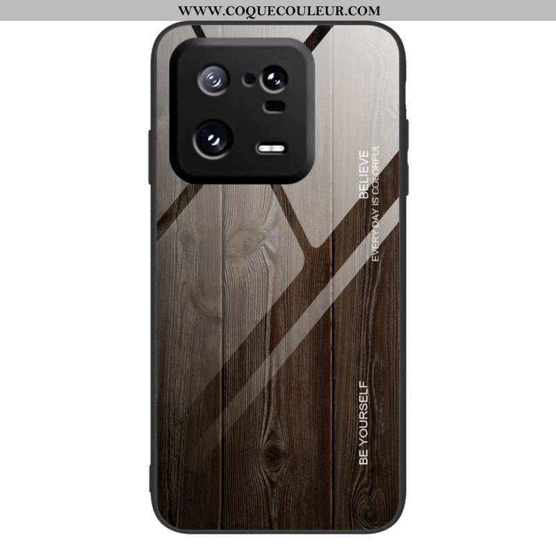 Coque Xiaomi 13 Pro Verre Trempé Design Bois