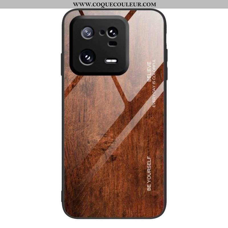 Coque Xiaomi 13 Pro Verre Trempé Design Bois