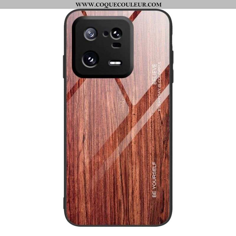 Coque Xiaomi 13 Pro Verre Trempé Design Bois