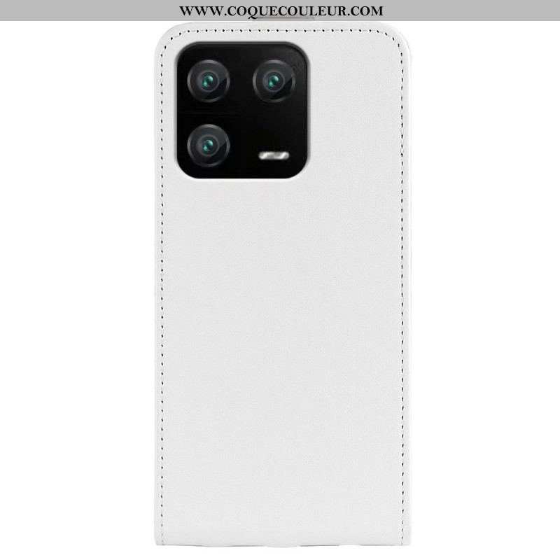 Housse Xiaomi 13 Pro Effet Cuir Rabat Vertical