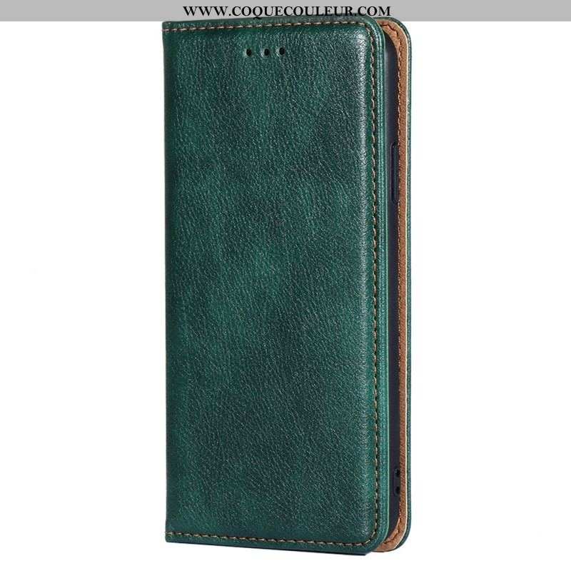 Flip Cover Xiaomi 13 Pro Simili Cuir Coutures