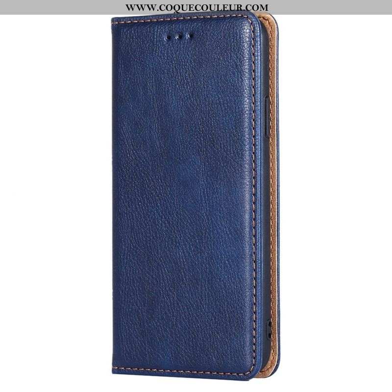 Flip Cover Xiaomi 13 Pro Simili Cuir Coutures