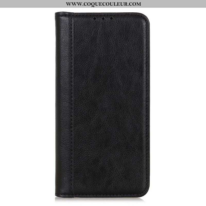 Flip Cover Xiaomi 13 Pro Version Colorée Cuir Fendu