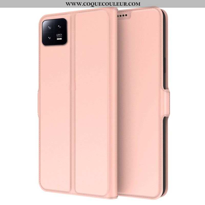 Housse Xiaomi 13 Pro Effet Cuir Slim