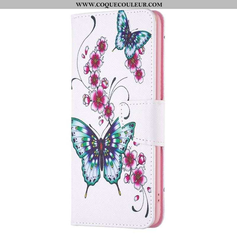 Housse Xiaomi 13 Papillons Colorés