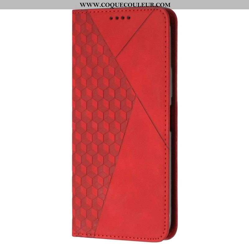 Flip Cover Xiaomi 13 Style Cuir Motif 3D