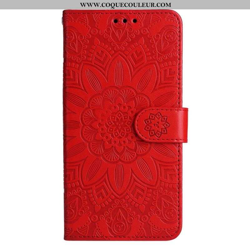 Housse Xiaomi 13 Mandala Soleil avec Lanière