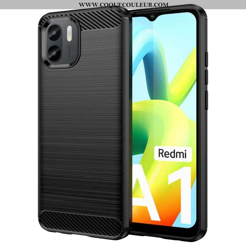 Coque Xiaomi Redmi A1 Fibre Carbone Brossée