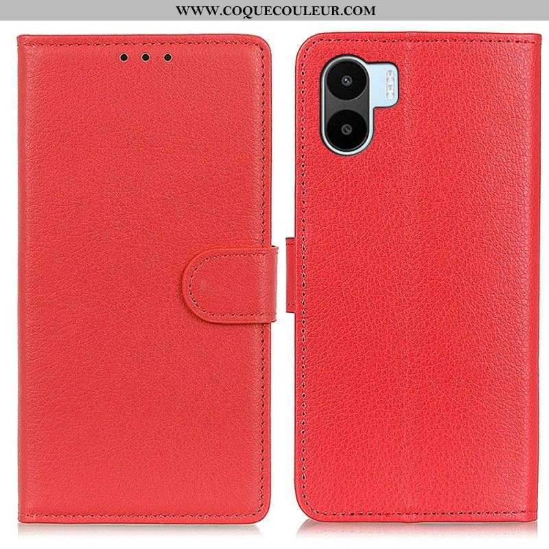 Housse Xiaomi Redmi A1 Simili Cuir Litchi