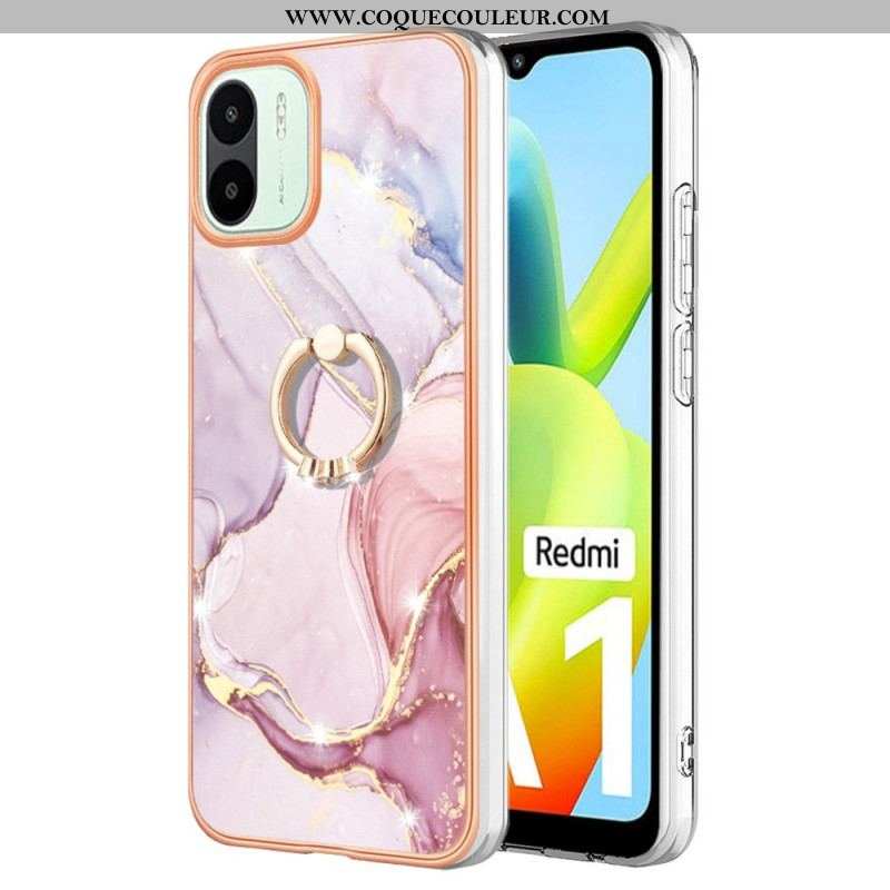 Coque Xiaomi Redmi A1 Marbre avec Anneau-Support