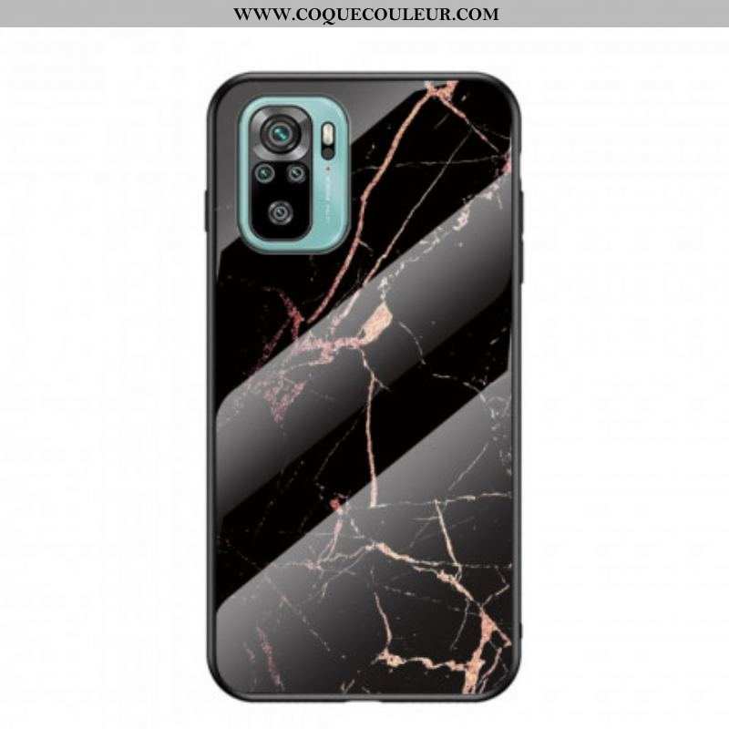 Coque Xiaomi Redmi Note 10/10S/Poco M5s Verre Trempé Marble Colors