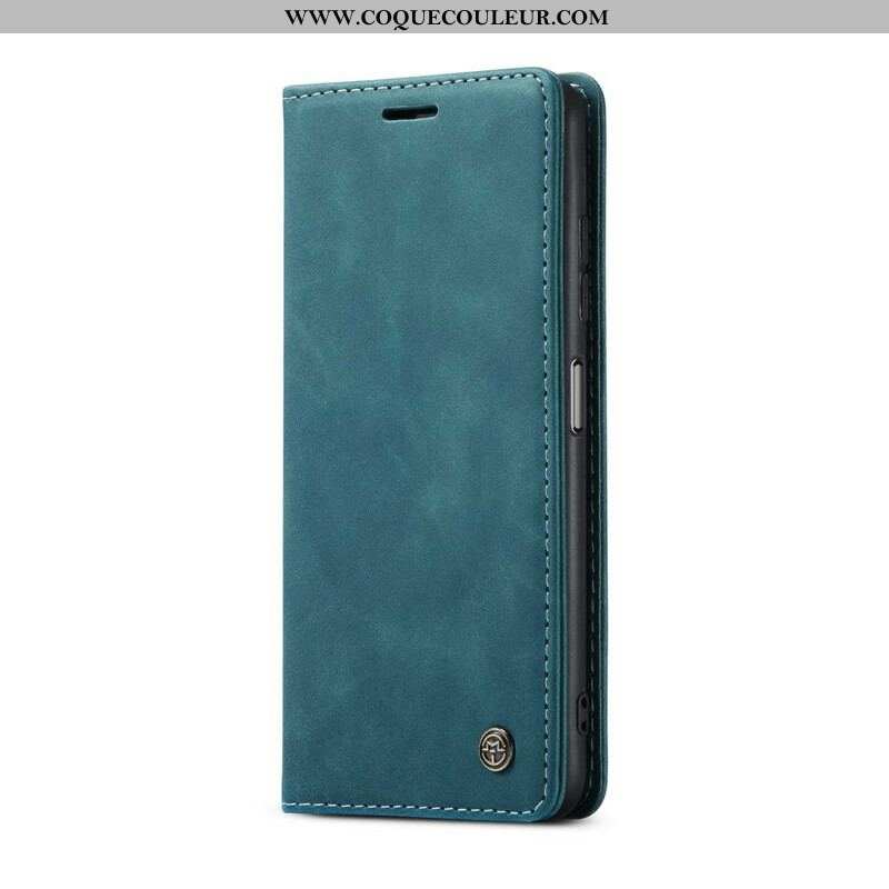 Flip Cover Xiaomi Redmi Note 10/10S/Poco M5s Effet Cuir CASEME