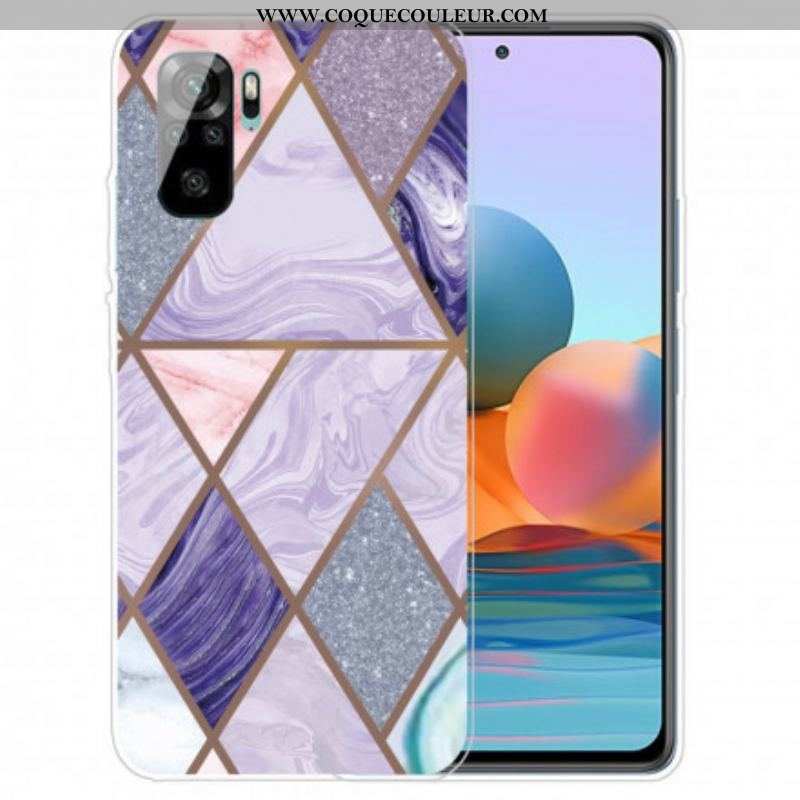 Coque Xiaomi Redmi Note 10/10S/Poco M5s Motif Marbre