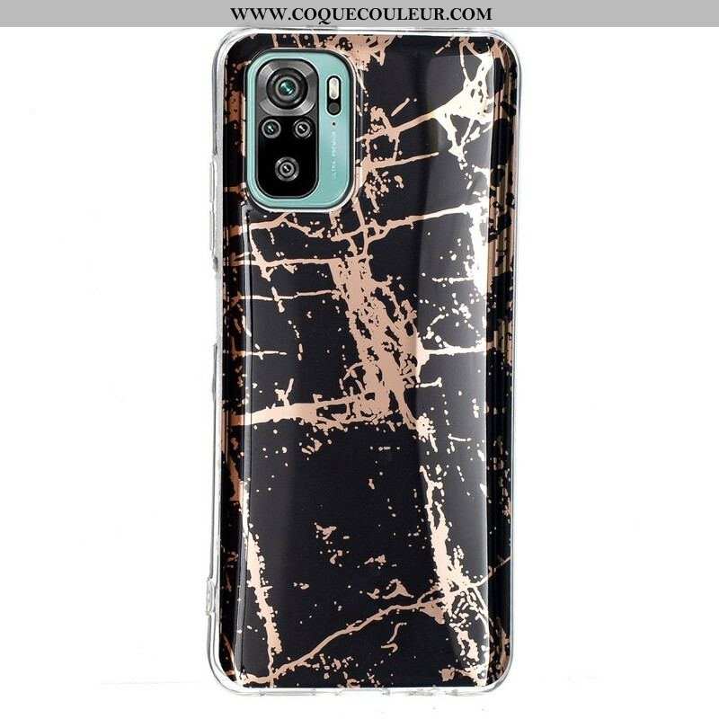 Coque Xiaomi Redmi Note 10/10S/Poco M5s Marbre Géométrie