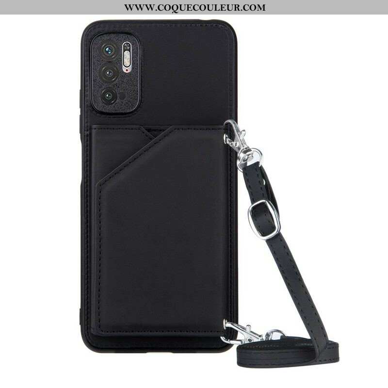 Coque Xiaomi Redmi Note 10 5G / Poco M3 Pro 5G Bandoulière Porte-cartes