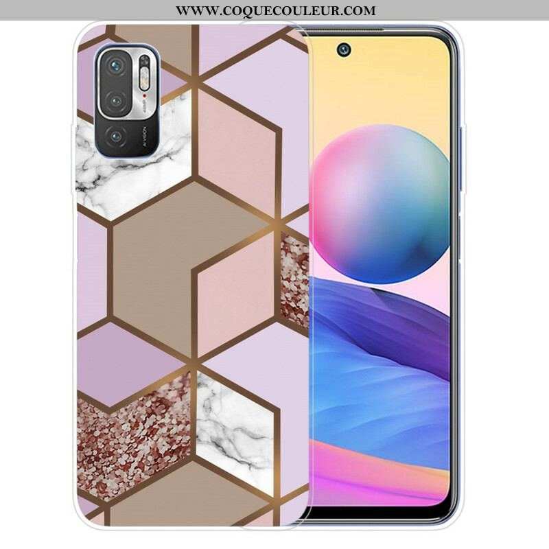 Coque Xiaomi Redmi Note 10 5G / Poco M3 Pro 5G Marbre Géométrique