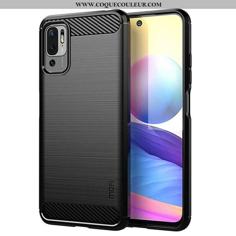 Coque Xiaomi Redmi Note 10 5G / Poco M3 Pro 5G Fibre Carbone Brossée MOFI