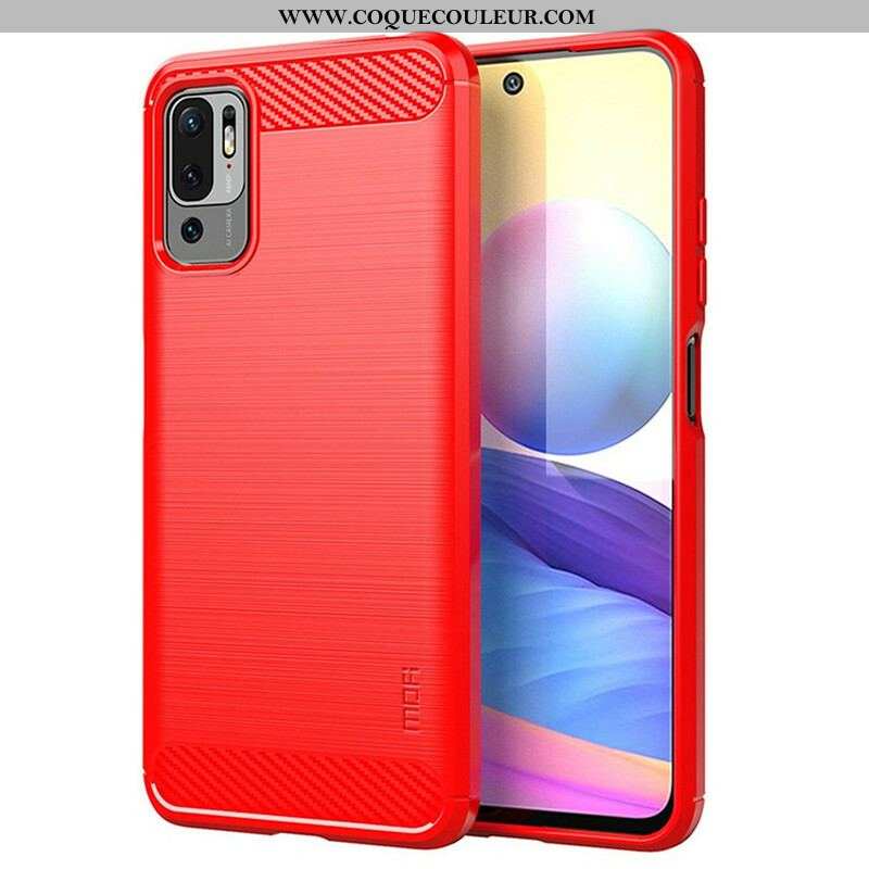 Coque Xiaomi Redmi Note 10 5G / Poco M3 Pro 5G Fibre Carbone Brossée MOFI