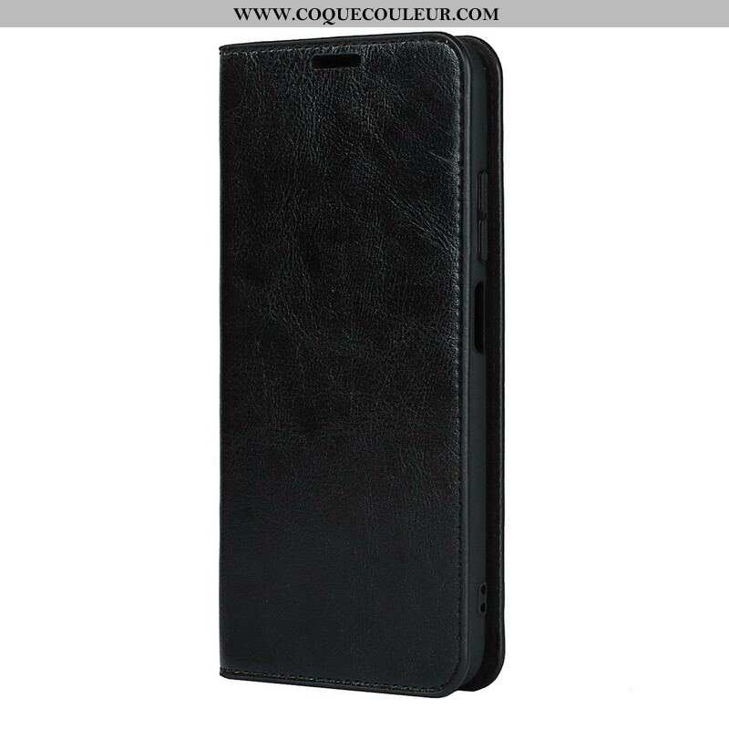 Flip Cover Xiaomi Redmi Note 10 5G / Poco M3 Pro 5G Cuir Véritable