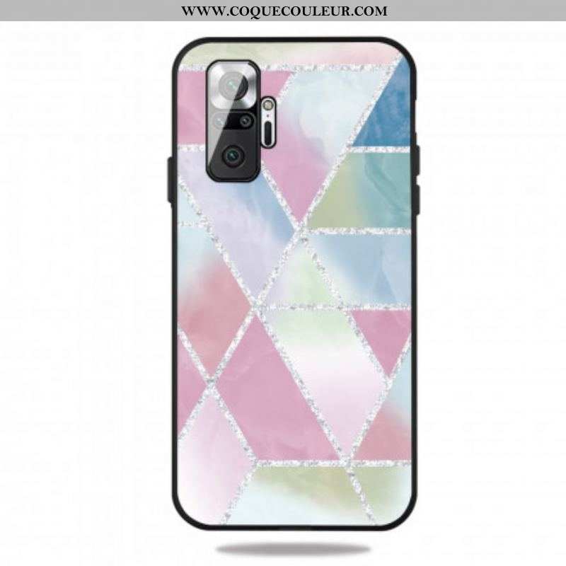 Coque Xiaomi Redmi Note 10 Pro Marbre Paillettes