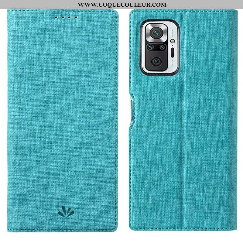 Flip Cover Xiaomi Redmi Note 10 Pro Texturée VILI DMX