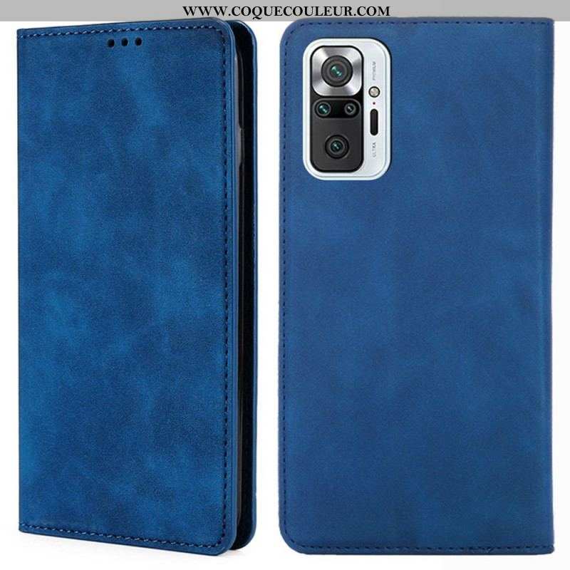 Flip Cover Xiaomi Redmi Note 10 Pro Skin-Touch Classique