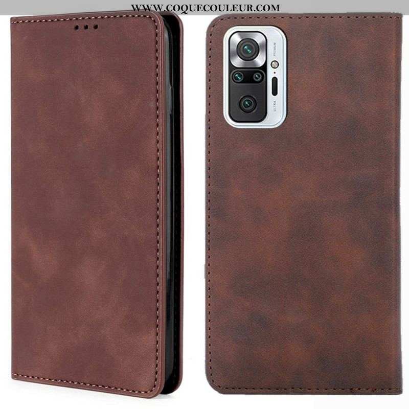 Flip Cover Xiaomi Redmi Note 10 Pro Skin-Touch Classique