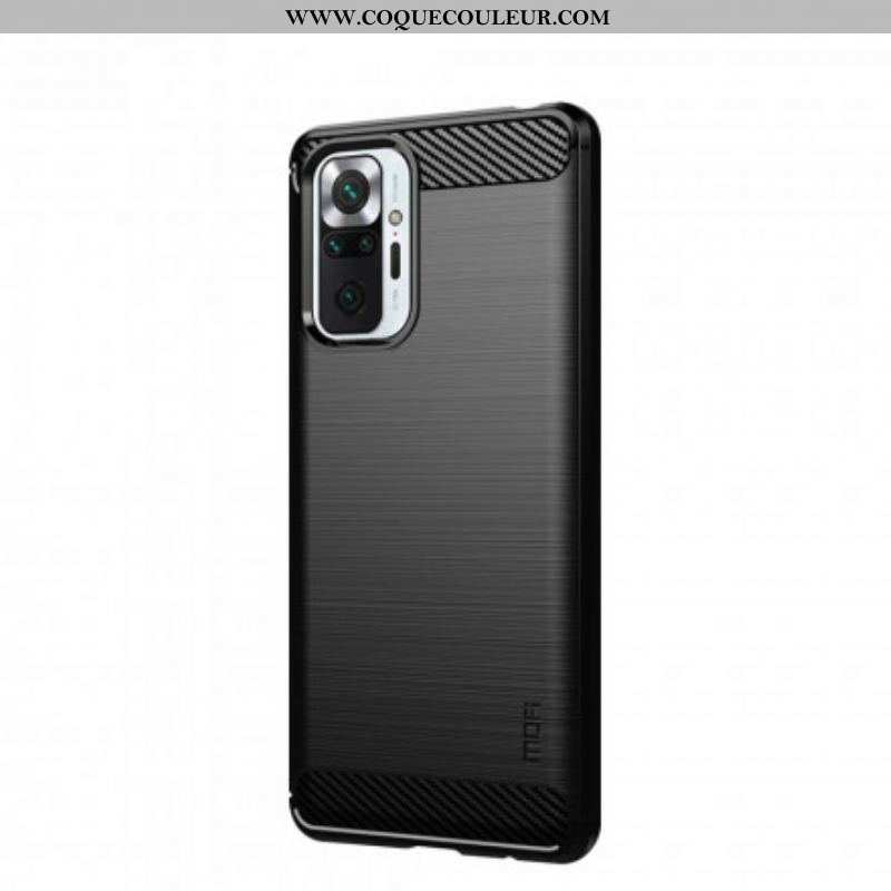 Coque Xiaomi Redmi Note 10 Pro Fibre Carbone Brossée Mofi