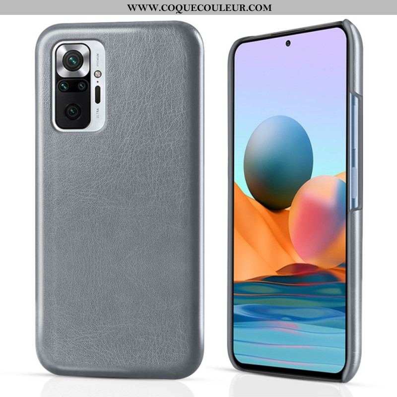 Coque Xiaomi Redmi Note 10 Pro Effet Cuir KSQ