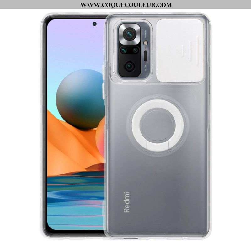 Coque Xiaomi Redmi Note 10 Pro Protège Appareil Photo avec Support