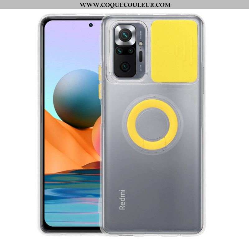 Coque Xiaomi Redmi Note 10 Pro Protège Appareil Photo avec Support