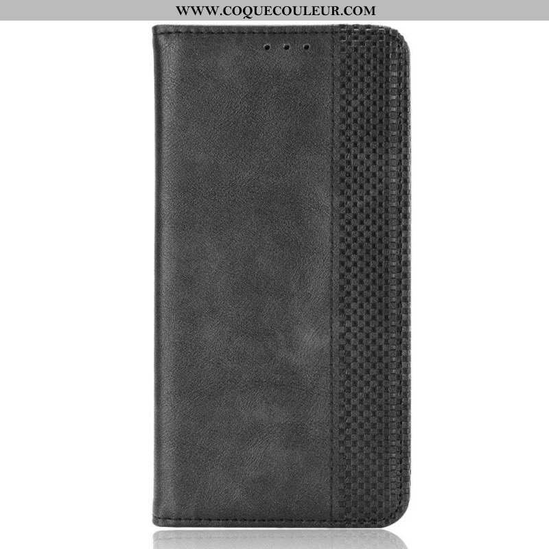 Flip Cover Xiaomi Redmi Note 11 / 11s Effet Cuir Vintage Stylisé