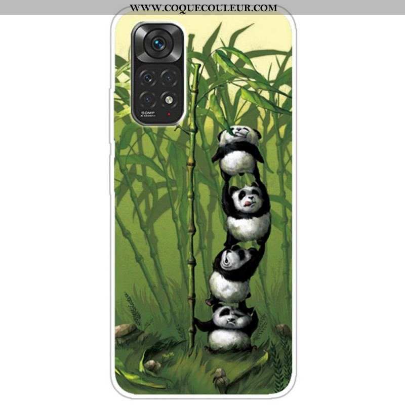 Coque Xiaomi Redmi Note 11 / 11s Tas de Pandas