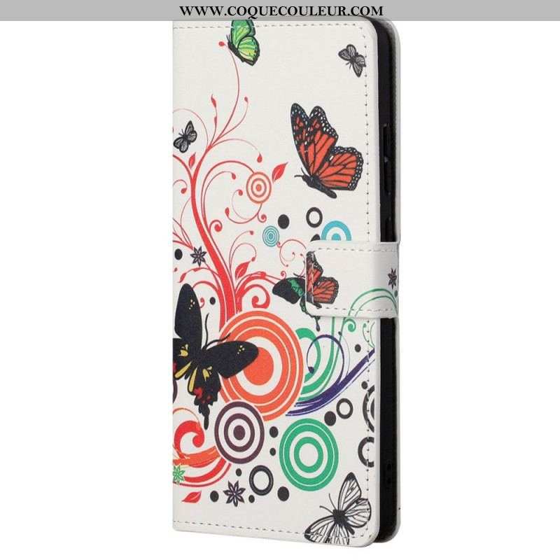 Housse Xiaomi Redmi Note 11 / 11s Papillons et Fleurs