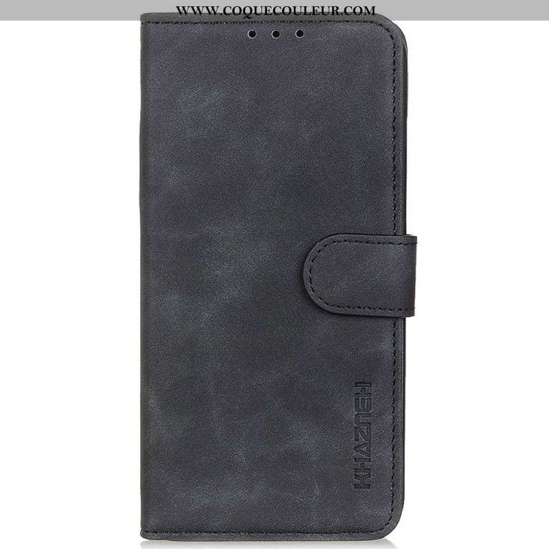 Housse Xiaomi Redmi Note 11 / 11s Effet Cuir Vintage KHAZNEH