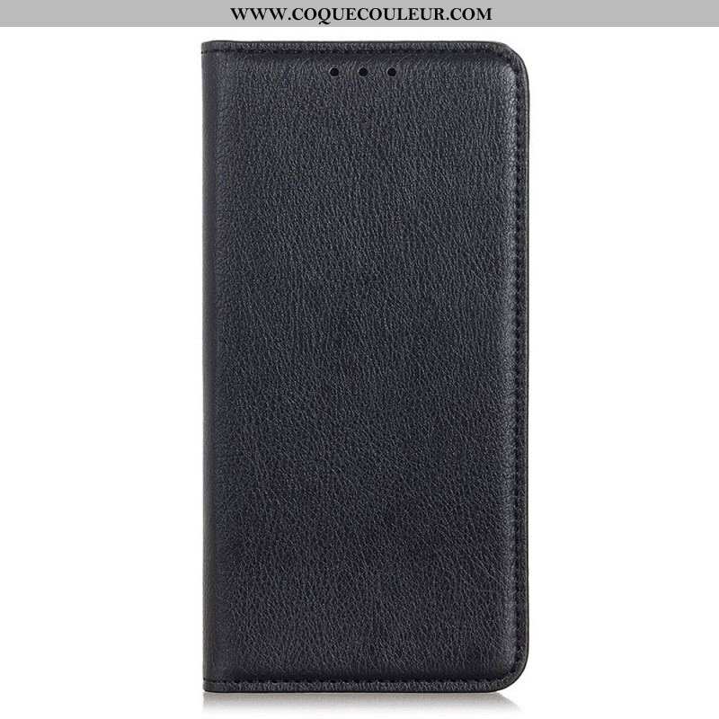 Flip Cover Xiaomi Redmi Note 11 / 11s  Cuir Litchi Fendu Texture