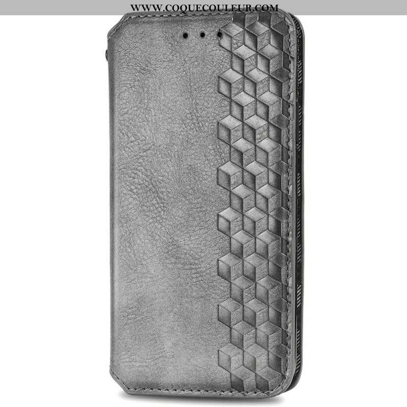 Flip Cover Xiaomi Redmi Note 11 / 11s Effet Cuir Texture Diamant