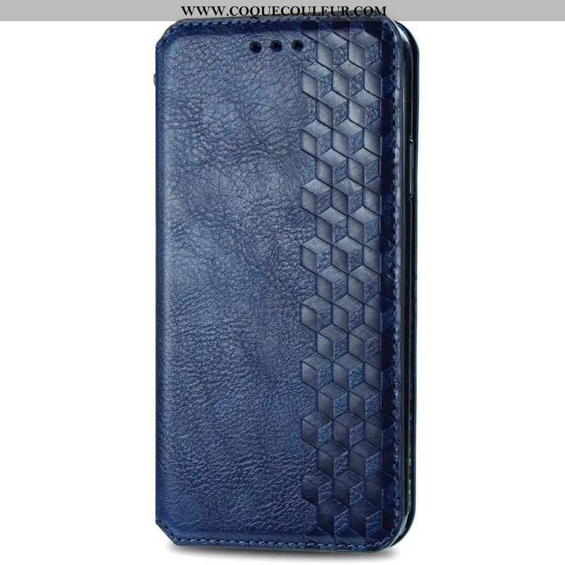 Flip Cover Xiaomi Redmi Note 11 / 11s Effet Cuir Texture Diamant