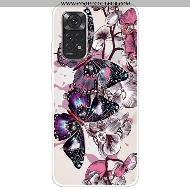 Coque Xiaomi Redmi Note 11 / 11s Variation Papillons