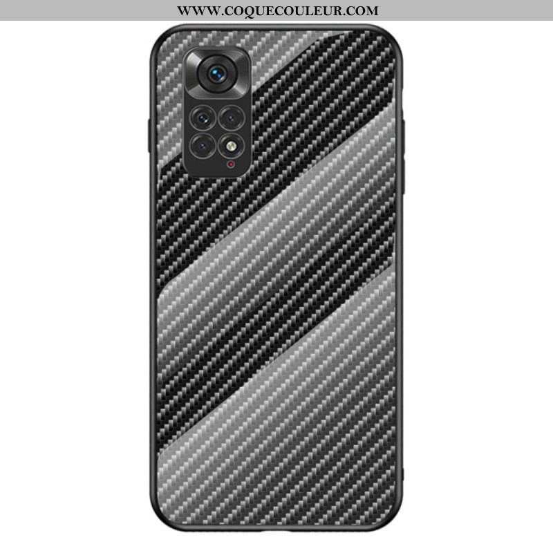 Coque Xiaomi Redmi Note 11 / 11s Verre Trempé Fibre Carbone