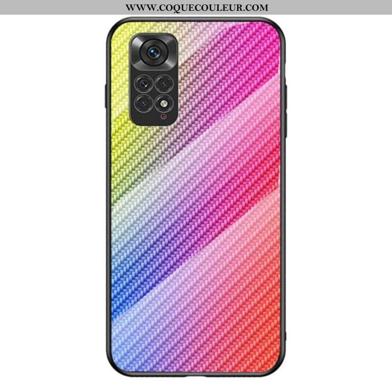 Coque Xiaomi Redmi Note 11 / 11s Verre Trempé Fibre Carbone