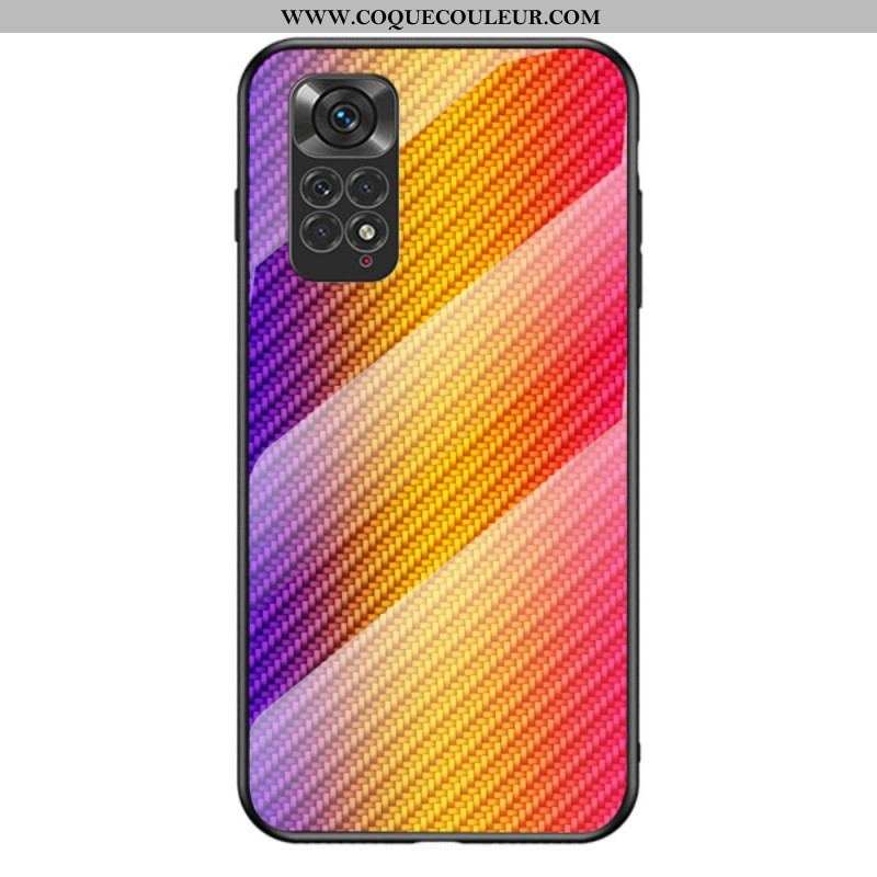 Coque Xiaomi Redmi Note 11 / 11s Verre Trempé Fibre Carbone