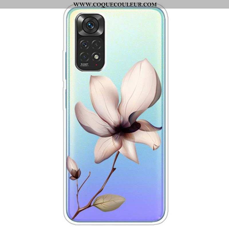 Coque Xiaomi Redmi Note 11 / 11s Transparente Fleur