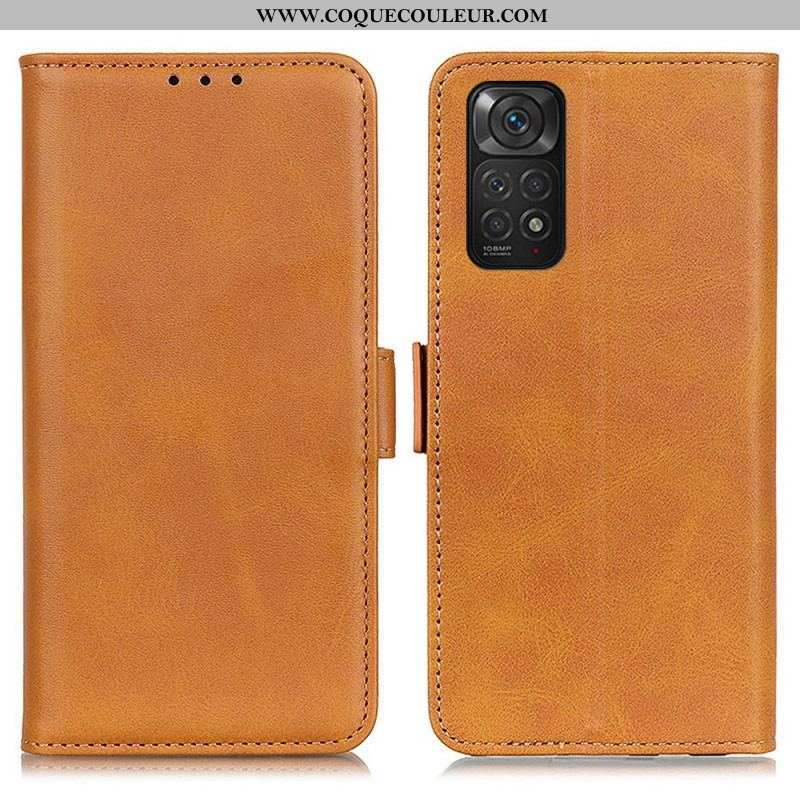 Housse Xiaomi Redmi Note 11 / 11s Double Rabat