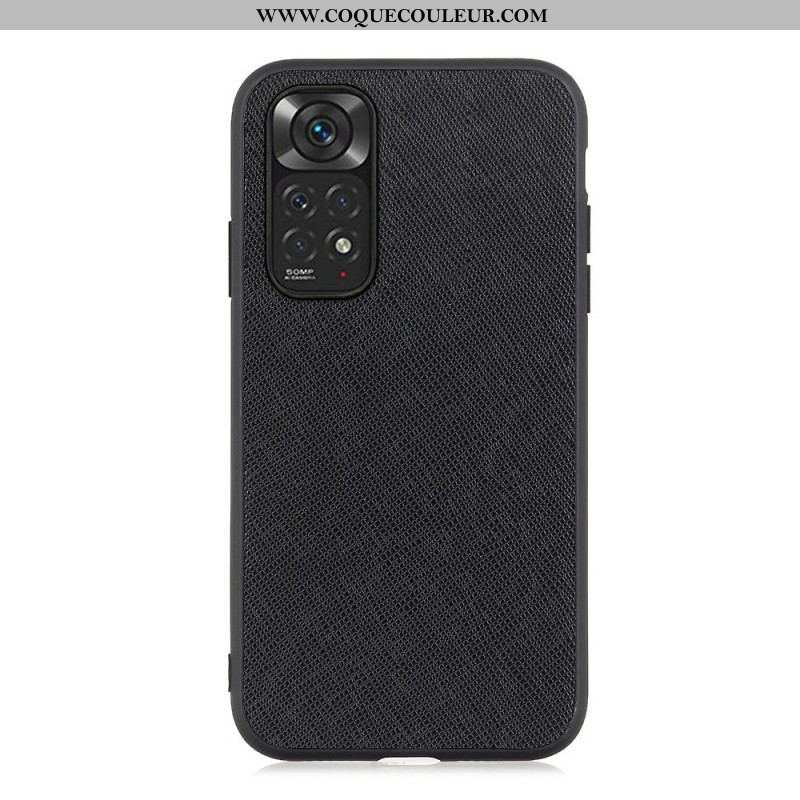 Coque Xiaomi Redmi Note 11 / 11s Véritable Cuir Texturé