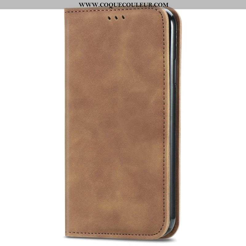 Flip Cover Xiaomi Redmi Note 11 / 11s Effet Cuir Vintage