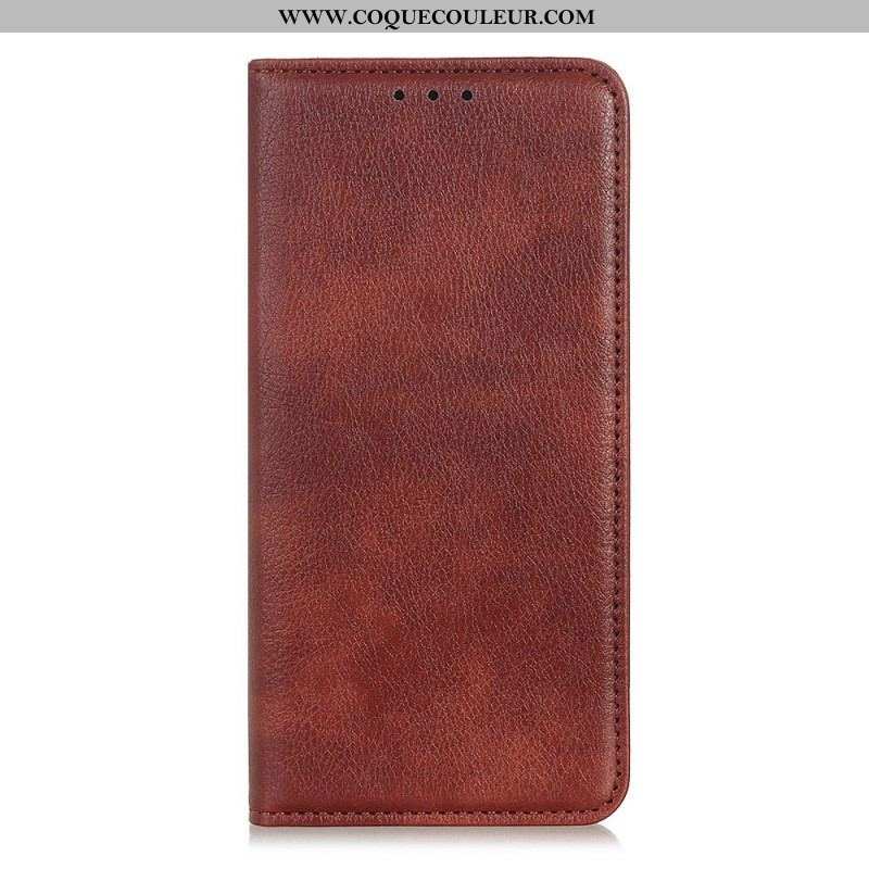 Flip Cover Xiaomi Redmi Note 11 Pro / Note 11 Pro 5G Cuir Fendu Litchi